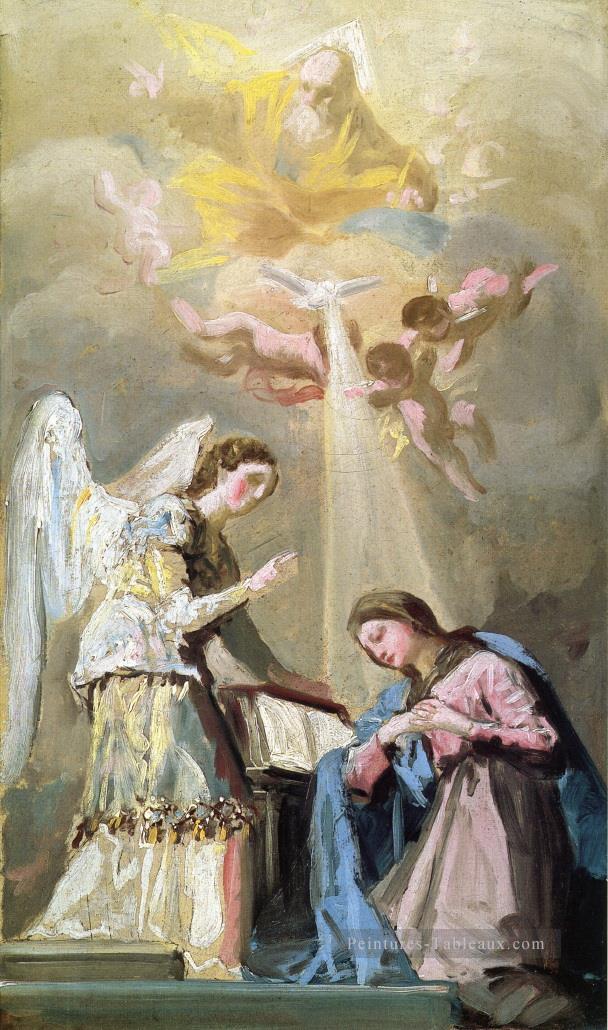 l’Annonciation 1785 Francisco de Goya Peintures à l'huile
